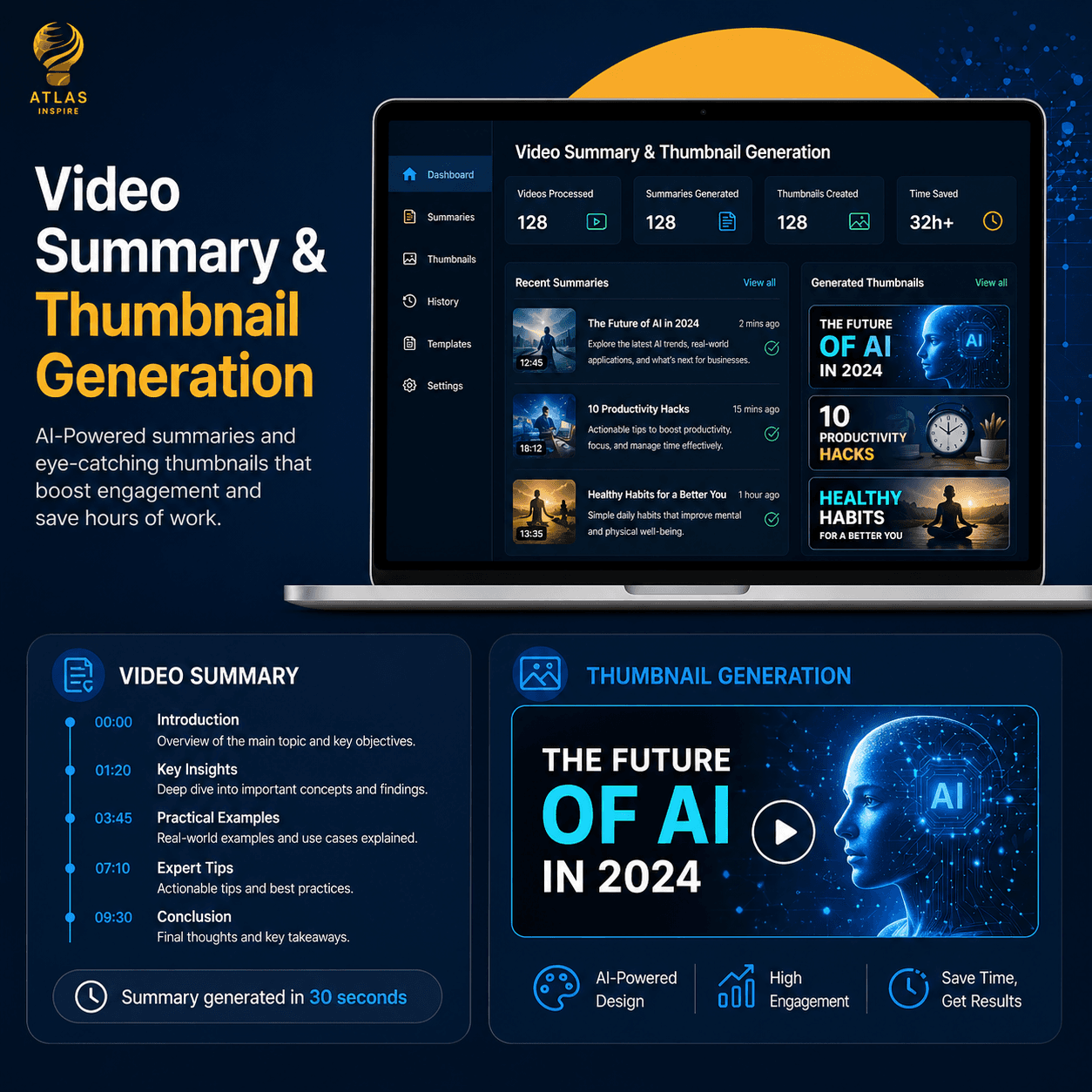 Video Summary and Thumbnail Generation